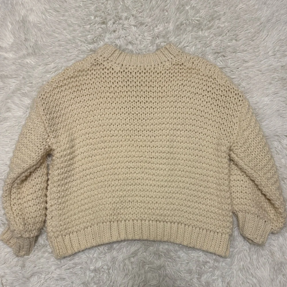 RAGA Cream Cable Knit Sweater RAGA Chunky Knit Sweater Cream RAGA Sweater